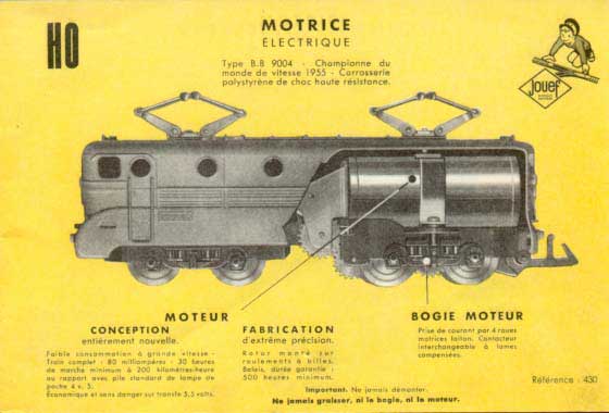 catalogue Jouef 1956 page 3