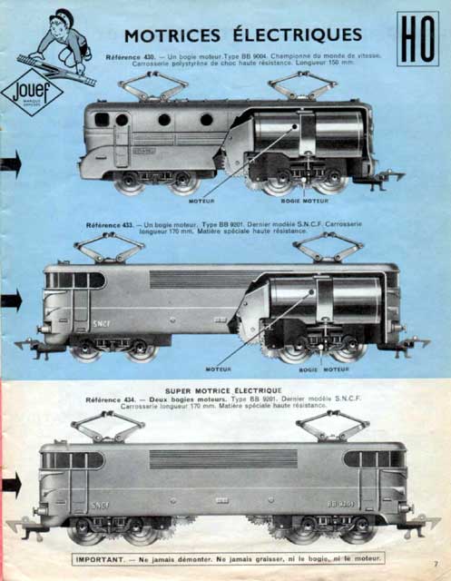 catalogue Jouef 1959 page 7