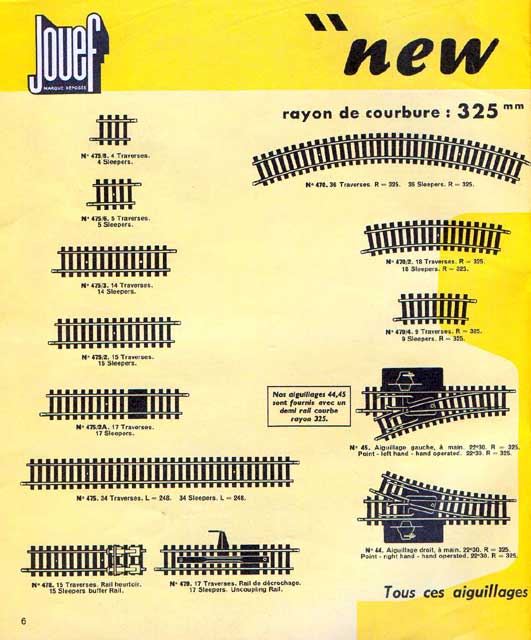 catalogue Jouef 1962 page 6