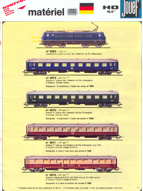 catalogue Jouef 1973-1974 page 17