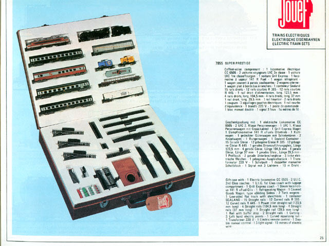 catalogue Jouef 1976 page 25