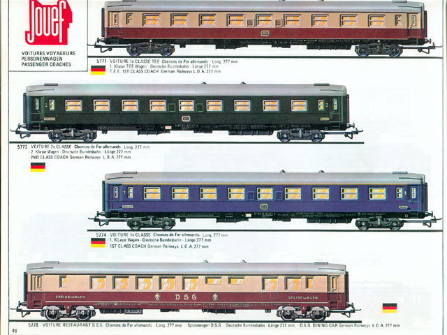 catalogue Jouef 1976 page 46