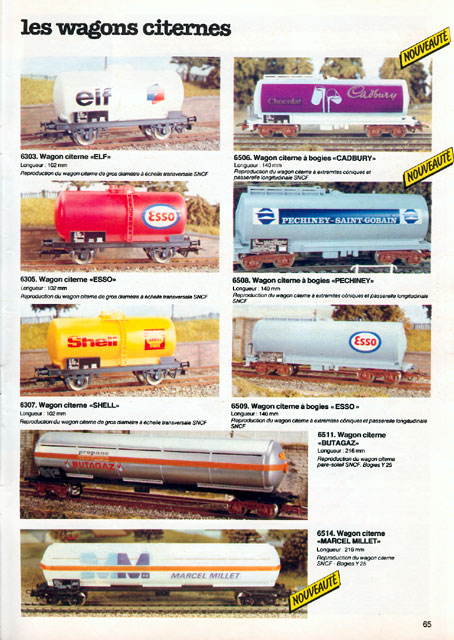 catalogue Jouef 1981 page 65