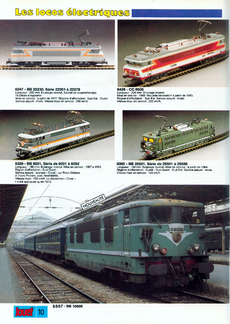 catalogue Jouef 1987 page 10