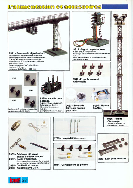 catalogue Jouef 1987 page 38