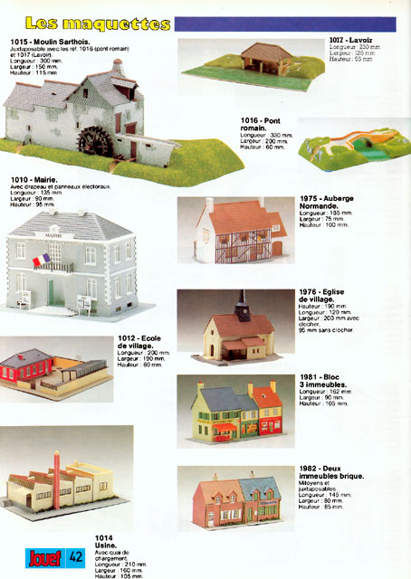 catalogue Jouef 1987 page 42