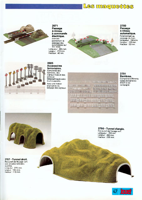 catalogue Jouef 1987 page 47