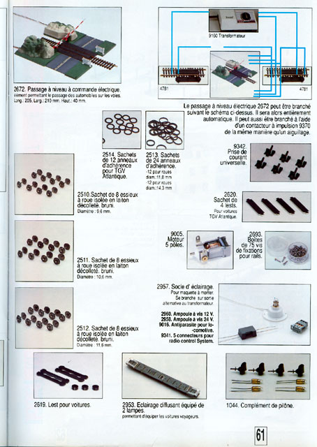 catalogue Jouef 1991 page 61