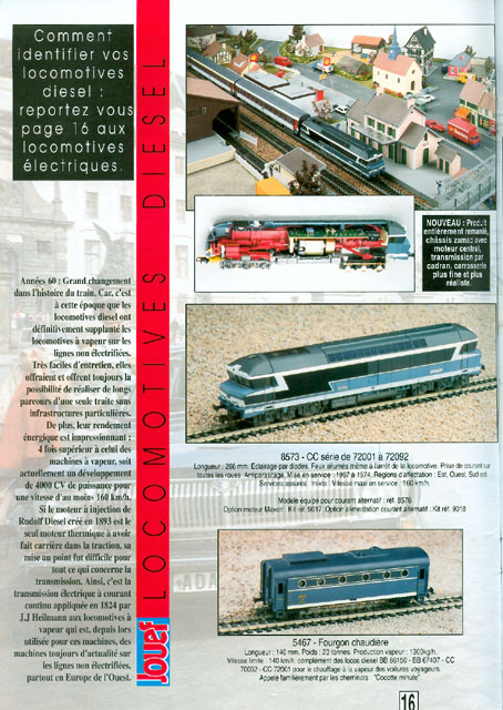 catalogue Jouef 1993 page 16