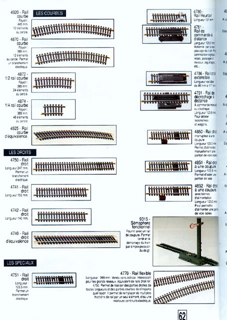 catalogue Jouef 1994 page 62