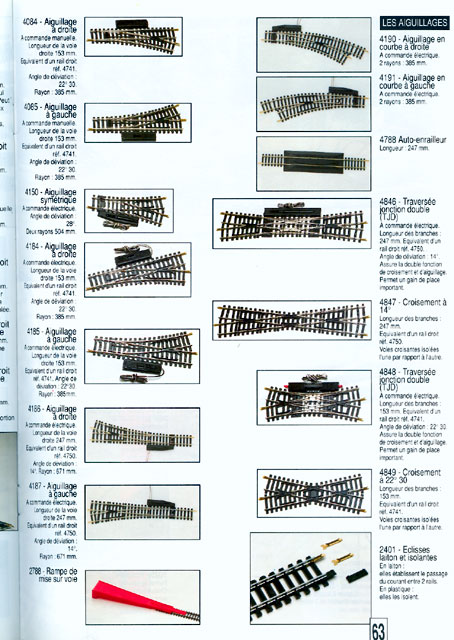 catalogue Jouef 1994 page 63