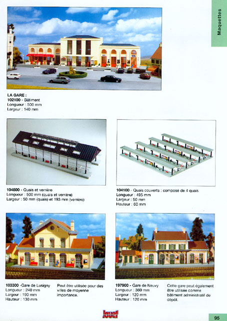 catalogue Jouef 1998 page 95