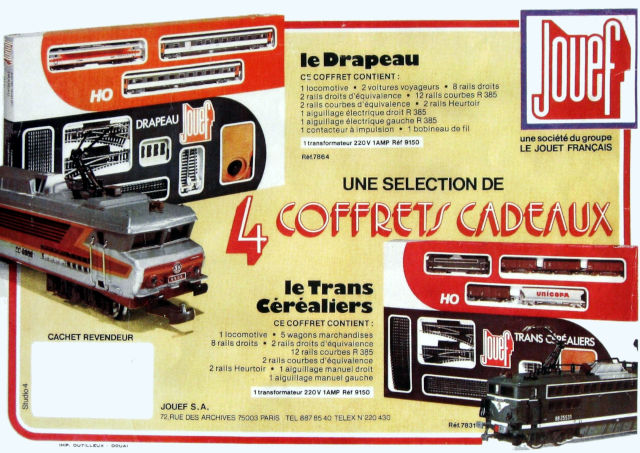 catalogue Jouef coffrets 1979 Recto