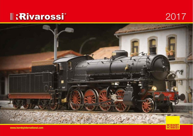Hornby-Rivarossi catalogue 2017 couverture