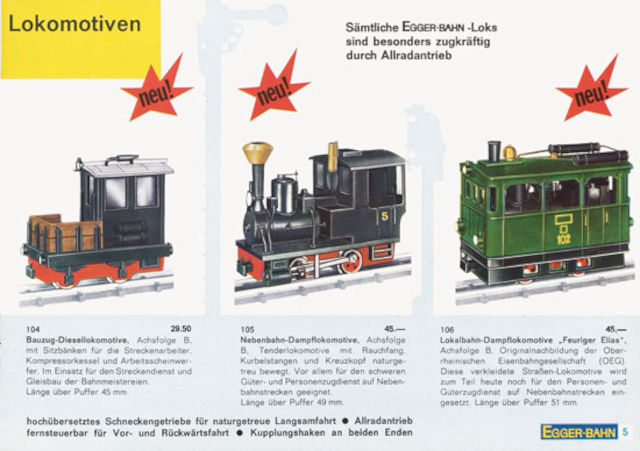 catalogue Egger-Bahn 1965/1966 page 5