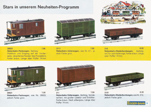 catalogue Egger-Bahn 1965/1966 page 9
