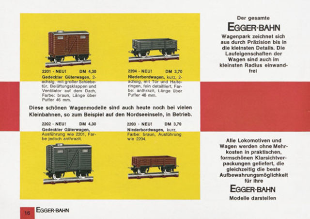 catalogue Egger-Bahn 1966/1967 page 15