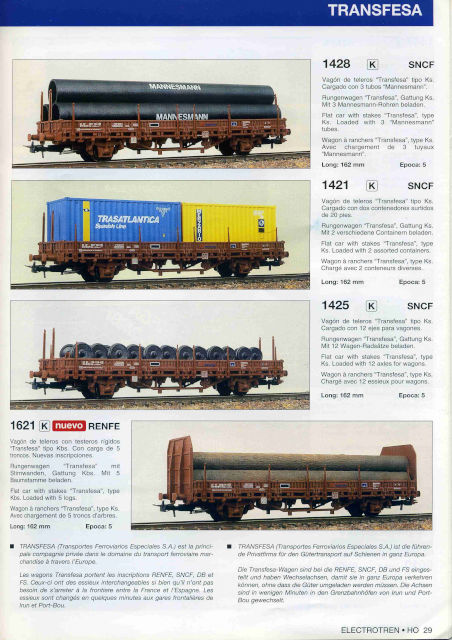 Electrotren catalogue 2002 page 29