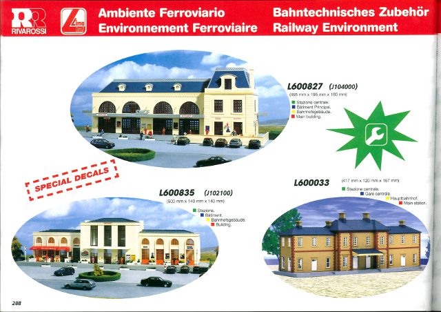 catalogue Rivarossi 2003 page 288