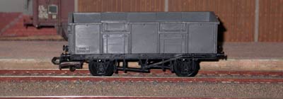 Playcraft ref. 633 two axles open goods wagon B 280650 transport de minerai