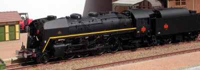 Hornby-Jouef ref. HJ2040 steam locomotive 2-8-2 R 840 SNCF