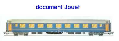 Jouef ref. 5759 voiture SPmz 51 81 89 80 600-4 ÖBB type K