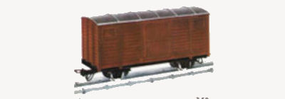 Egger Bahn HOe réf. 211 wagon couvert à 2 essieux