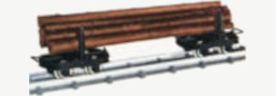 Egger Bahn HOe réf. 2402 wagonnet pour le transport de grumes