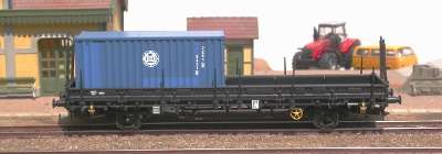 Electrotren réf. E1550 wagon plat à 2 essieux TSO type Ks