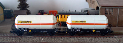 Hornby-Jouef réf. HJ6265 wagons-citernes type pare-soleil SNCF Simotra