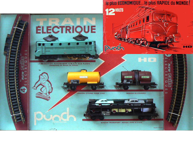 Punch coffret train marchandises