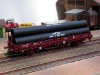 Electrotren réf. E1656 wagon plat à 2 essieux Us 40 87 952 1 083-5 SNCF chargement de tubes