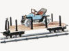 Egger Bahn wagon plat à ranchers