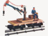 Egger Bahn wagon plat à bogies