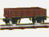 Egger Bahn wagon plat court bords bas à 2 essieux
