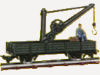 Egger Bahn wagon plat bords bas à 2 essieux