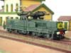 Jouef ref. 842 E electric locomotive BB 13001 SNCF green /yellow